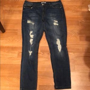 Boyfriend cut jean